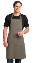 Port Authority® Easy Care Extra Long Bib Apron with Stain Release